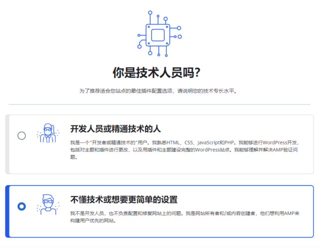 WordPress AMP 插件设置向导